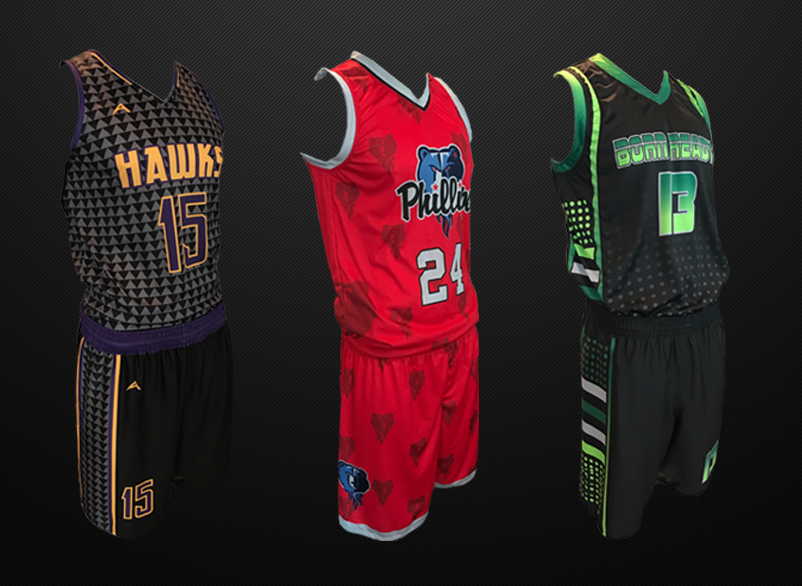 <h3>SUBLIMATED BASKETBALL UNIFORMS</h3>