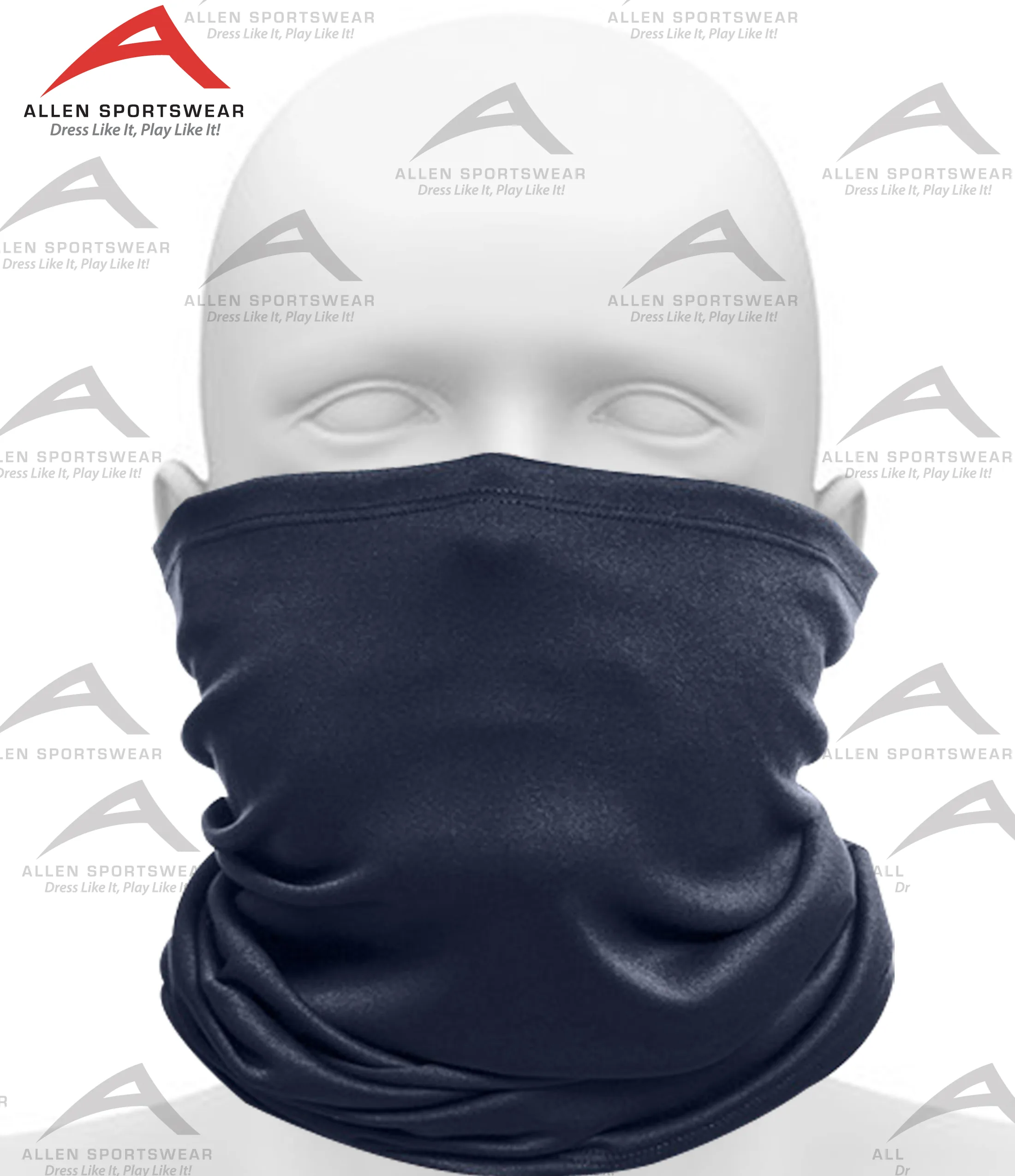 Stock Neck Gaiter-PolySpandex Stretch Performance — Allen Sportswear