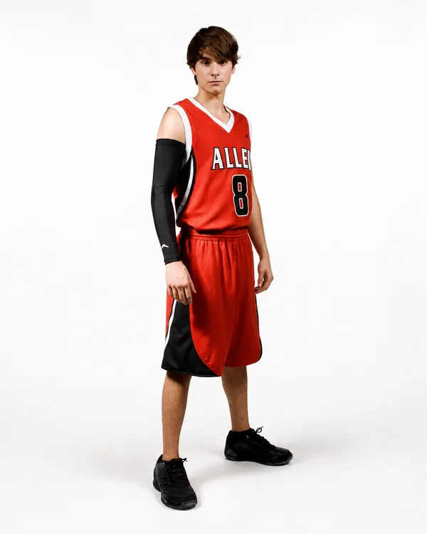 Custom basketball uniforms by Allen Sportswear
