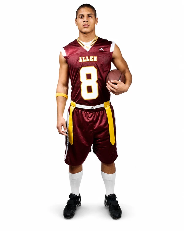 Custom flag football uniforms by Allen Sportswear