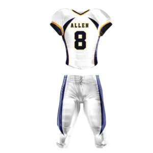 Arctic Blitz Football Uniform — Allen Sportswear