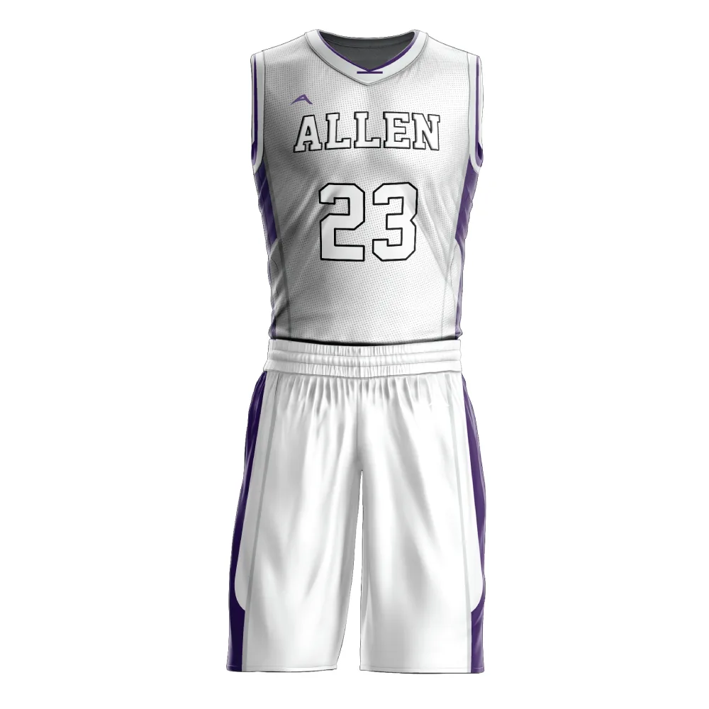Arctic Eclipse Basketball Uniform — Allen Sportswear