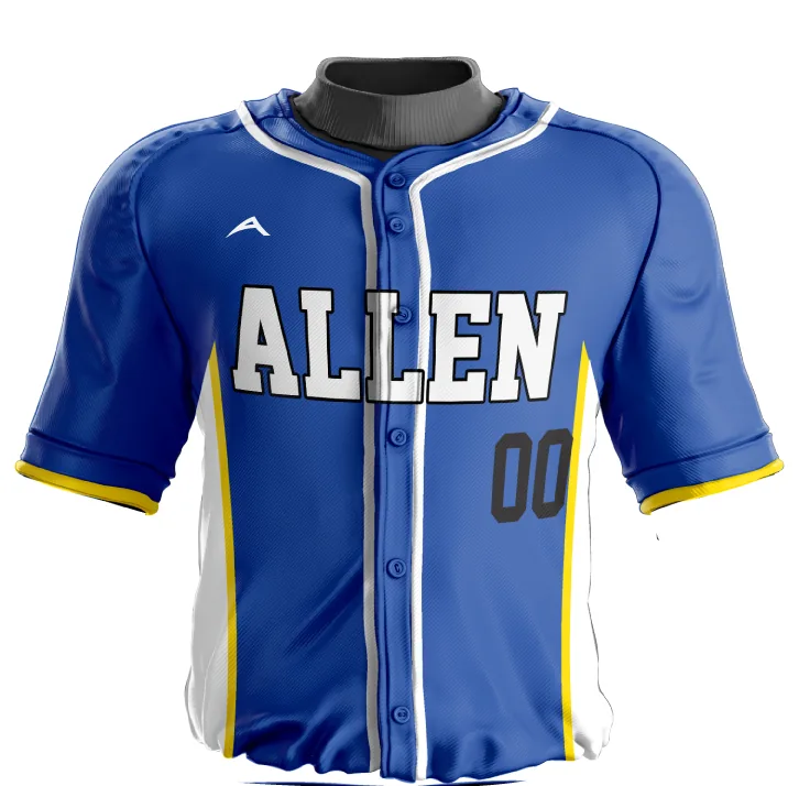 Azure Lightning Baseball Jersey