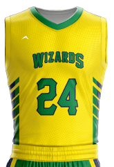 Wizard Basketball Jersey — Allen Sportswear