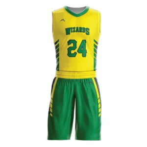 Wizard Basketball Uniform — Allen Sportswear