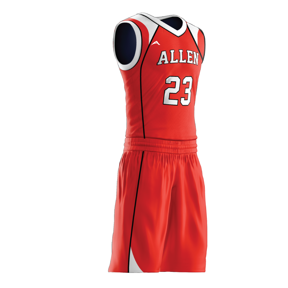 Burnt Ember Basketball Uniform - additional view