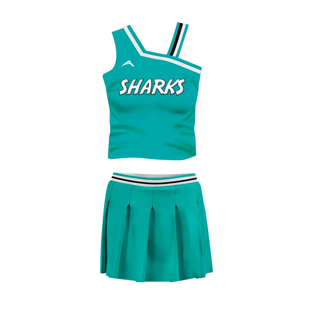 Cheerleading Sharks Cheerleading Uniform — Allen Sportswear