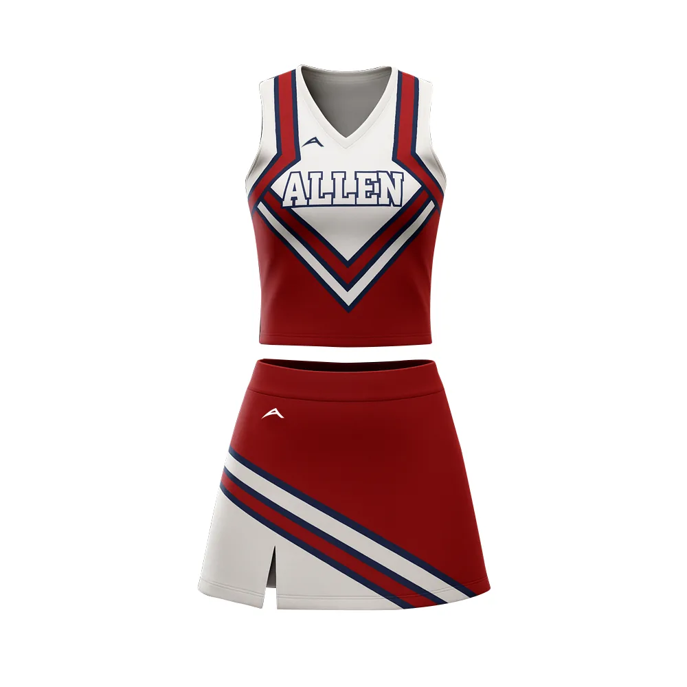 Cheerleading Victory V Cut Cheerleading Uniform — Allen Sportswear