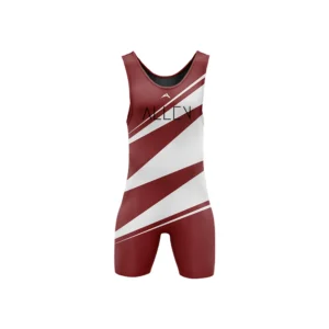 Crimson Clash Wrestling Uniform — Allen Sportswear