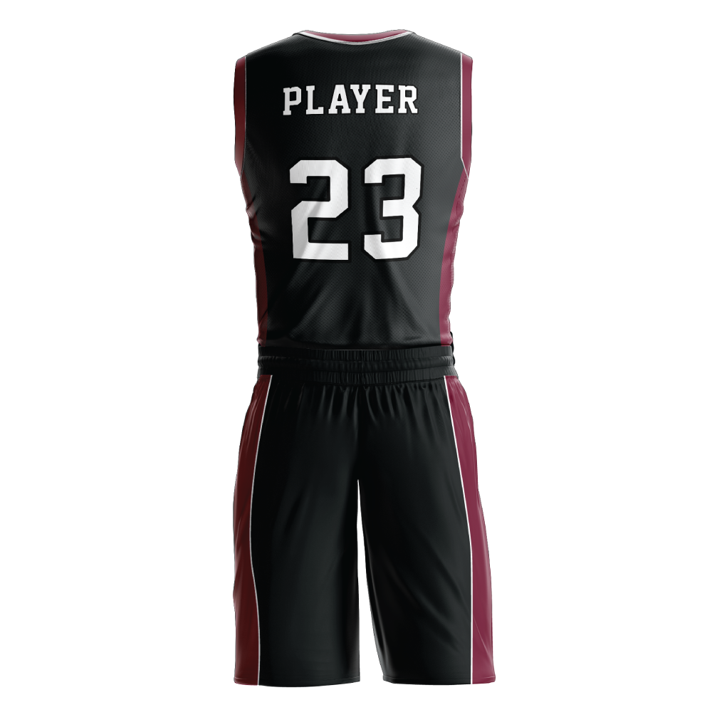 Crimson Core Basketball Uniform - additional view