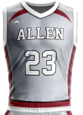 Crimson Mist Basketball Jersey — Allen Sportswear