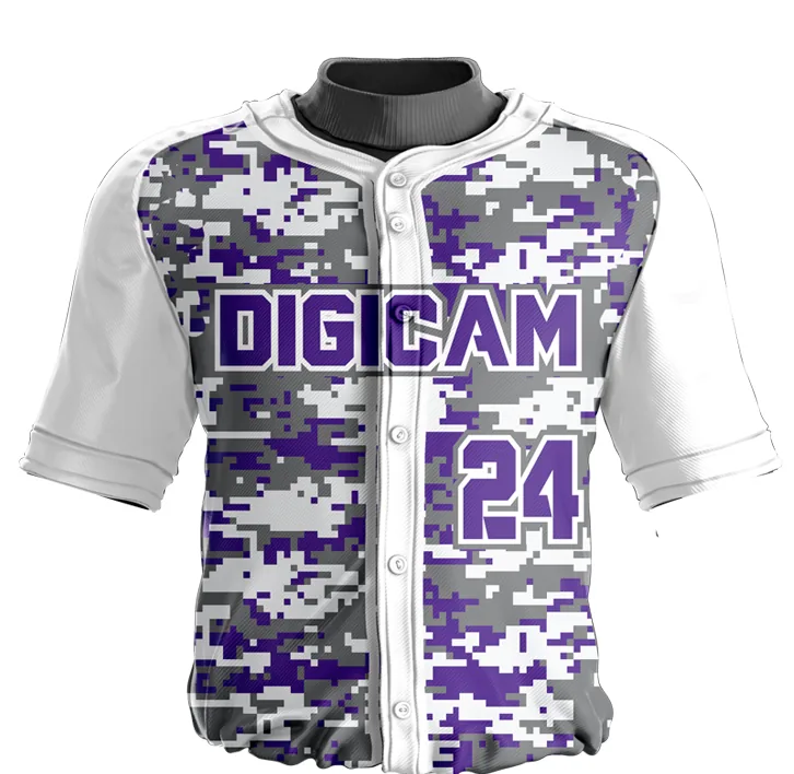 Digicam Baseball Jersey — Allen Sportswear