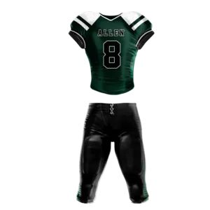 Emerald Eclipse Football Uniform — Allen Sportswear