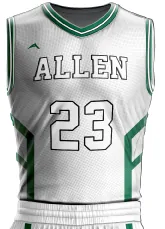 Emerald Edge Basketball Jersey — Allen Sportswear