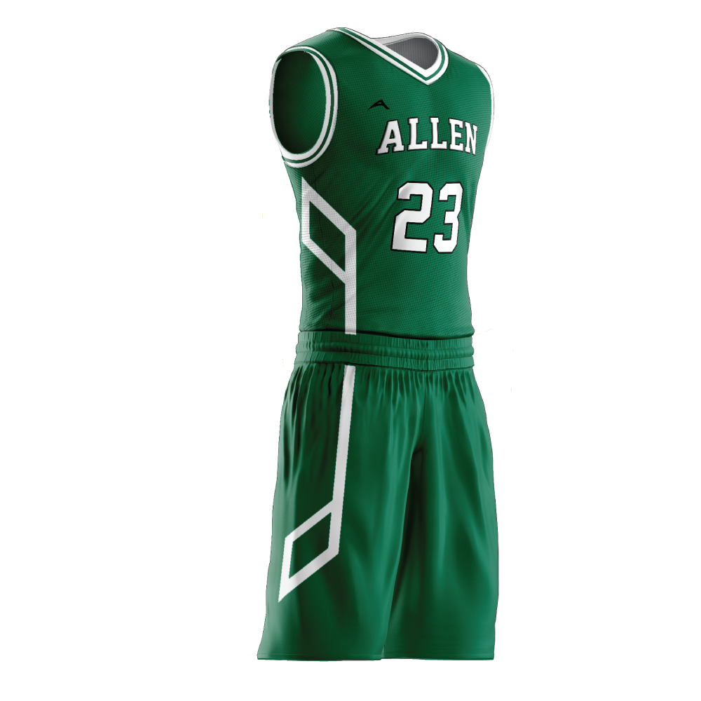 Emerald Edge Basketball Uniform - additional view