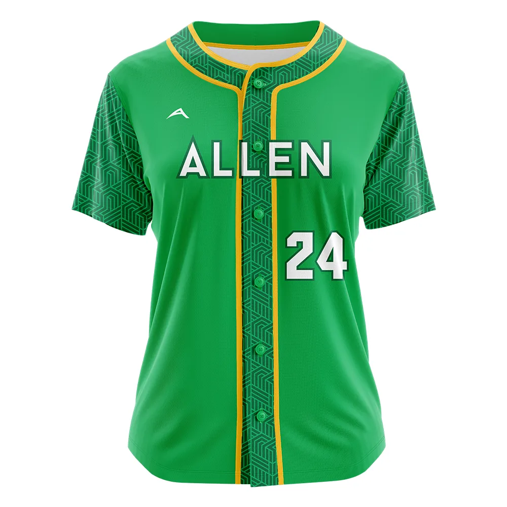 Emerald Rush Softball Jersey — Allen Sportswear