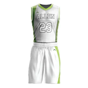 Emerald Surge Basketball Uniform — Allen Sportswear