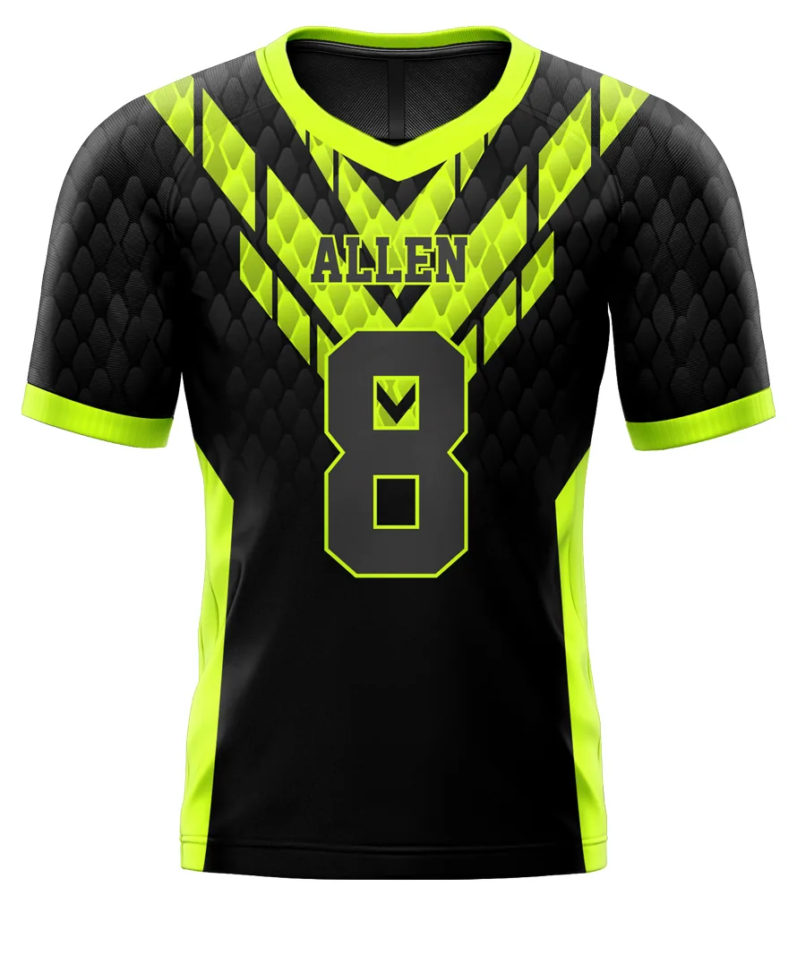 Snake Flag Football Jersey — Allen Sportswear