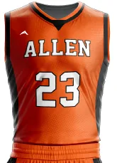 Flame Burst Basketball Jersey — Allen Sportswear