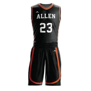 Flamecut Basketball Uniform — Allen Sportswear