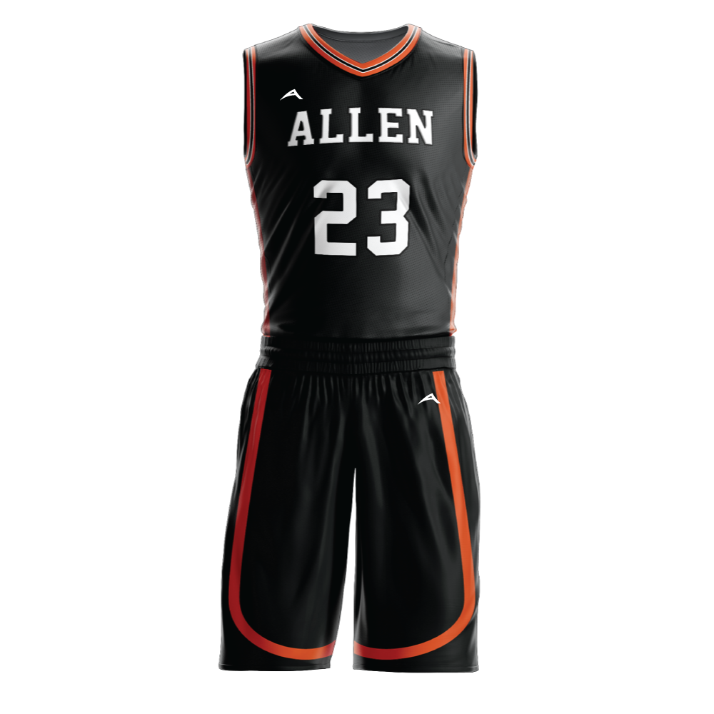 Flamecut Basketball Uniform — Allen Sportswear