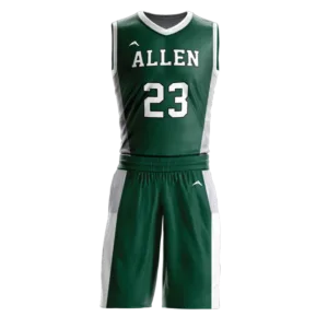 Forest Strike Basketball Uniform — Allen Sportswear