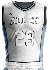 Glacier Edge Basketball Jersey — Allen Sportswear