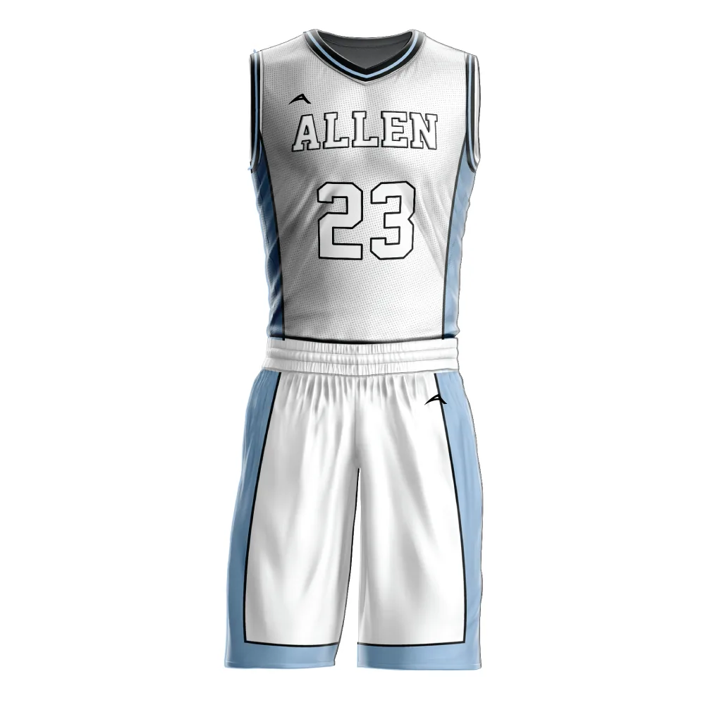 Glacier Edge Basketball Uniform — Allen Sportswear