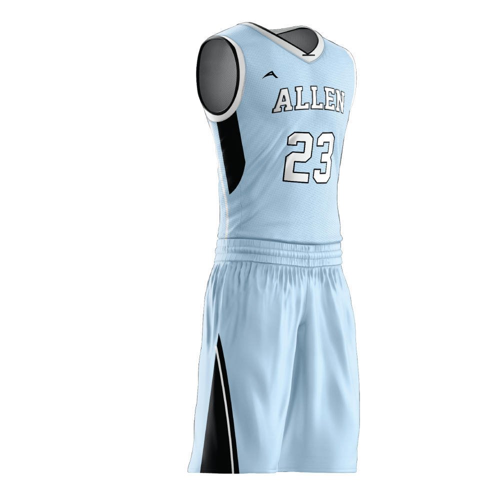 Glacier Phantom Basketball Uniform - additional view