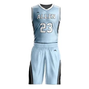 Glacier Phantom Basketball Uniform — Allen Sportswear