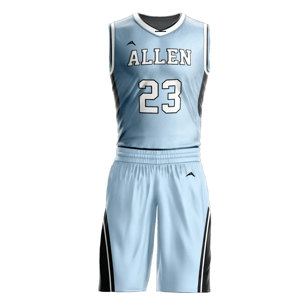 Glacier Phantom Basketball Uniform — Allen Sportswear