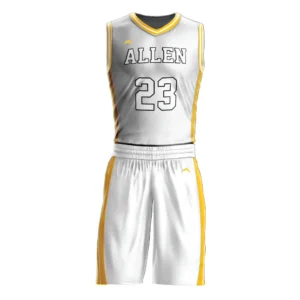 Golden Edge Basketball Uniform — Allen Sportswear