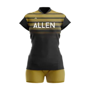 Goldline Defense Volleyball Uniform — Allen Sportswear