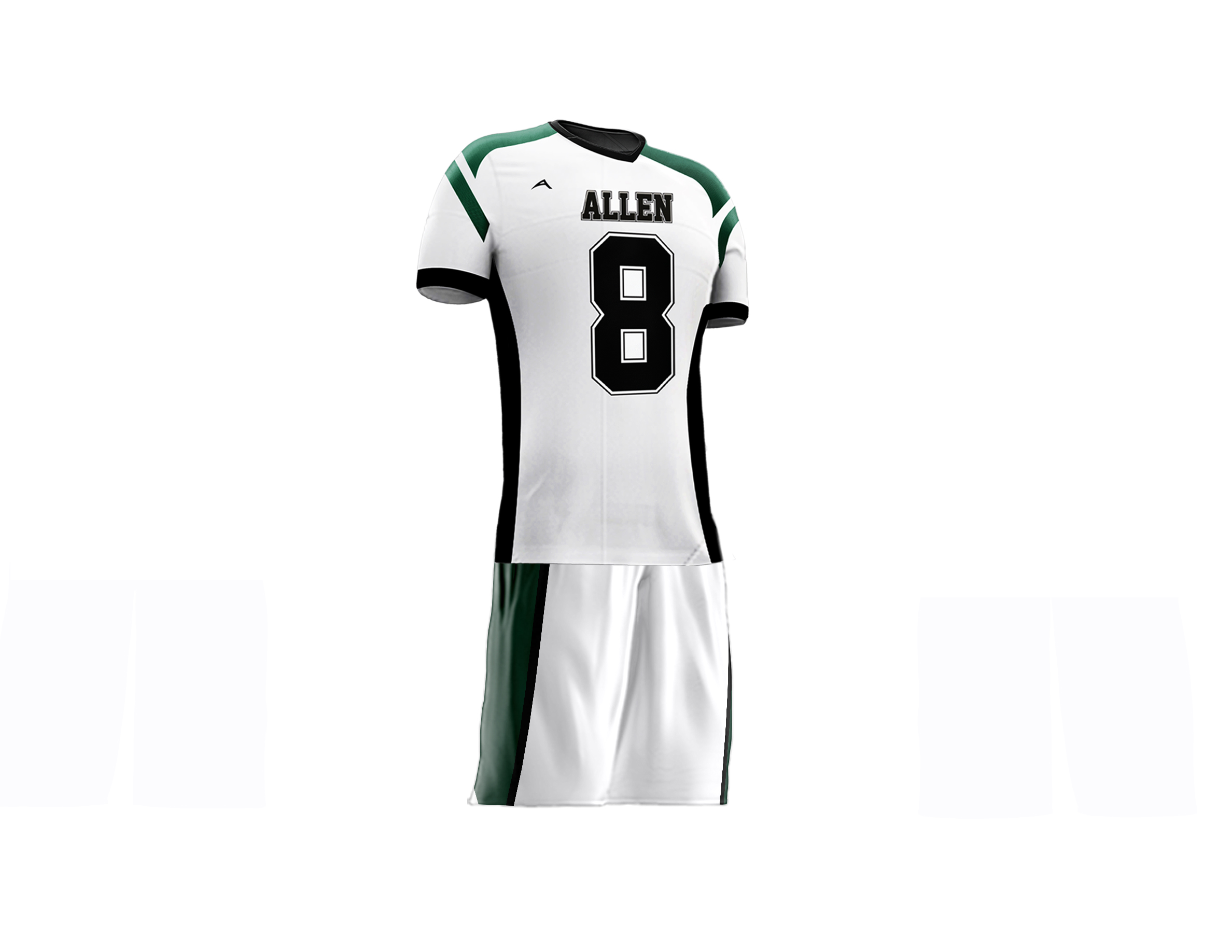 Green Edge Flag Football Uniform - additional view