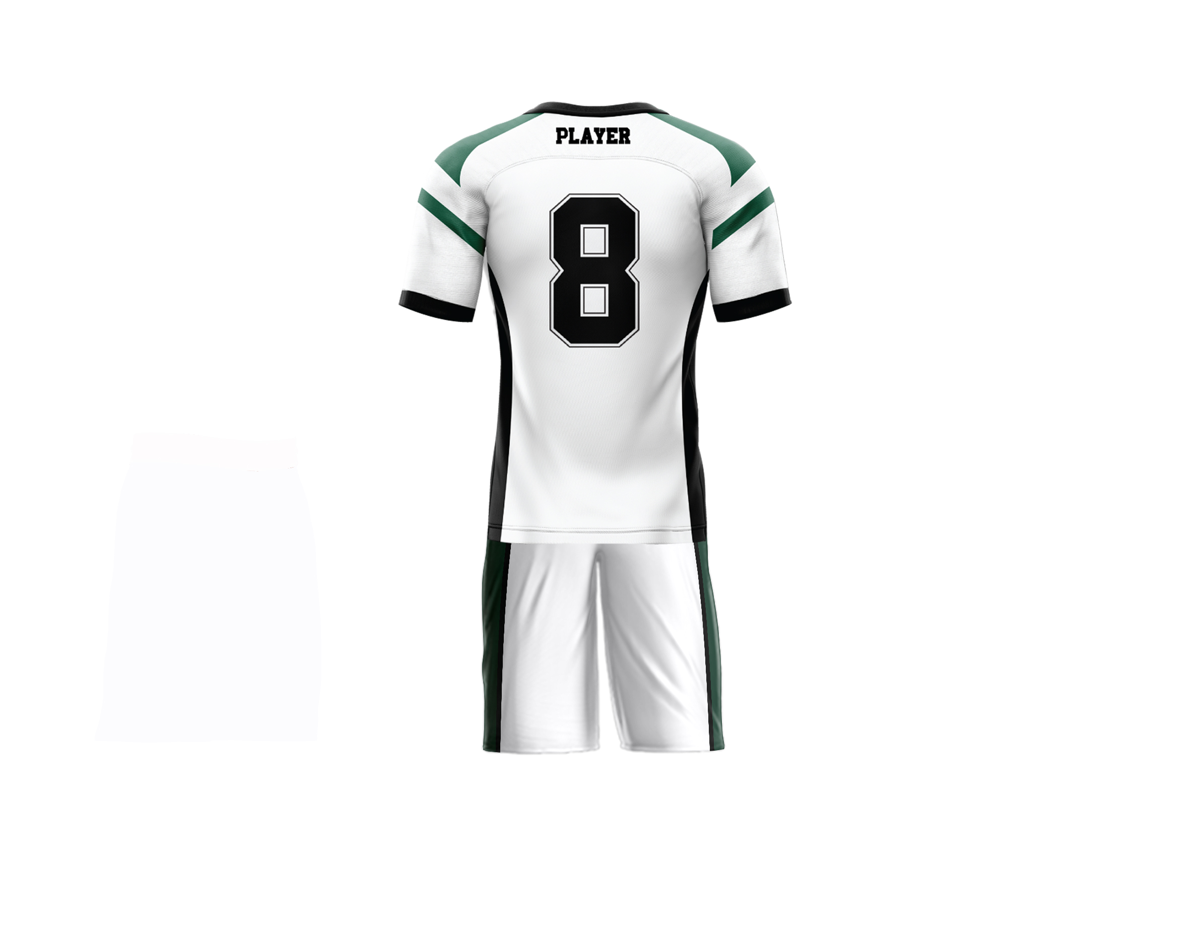 Green Edge Flag Football Uniform - additional view