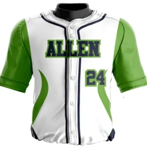 GreenWave Baseball Jersey — Allen Sportswear