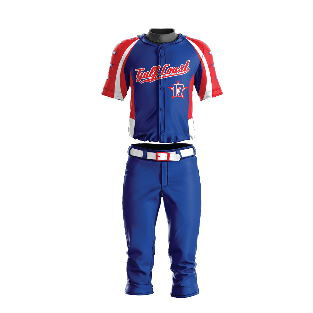 Gulf Baseball Uniform — Allen Sportswear