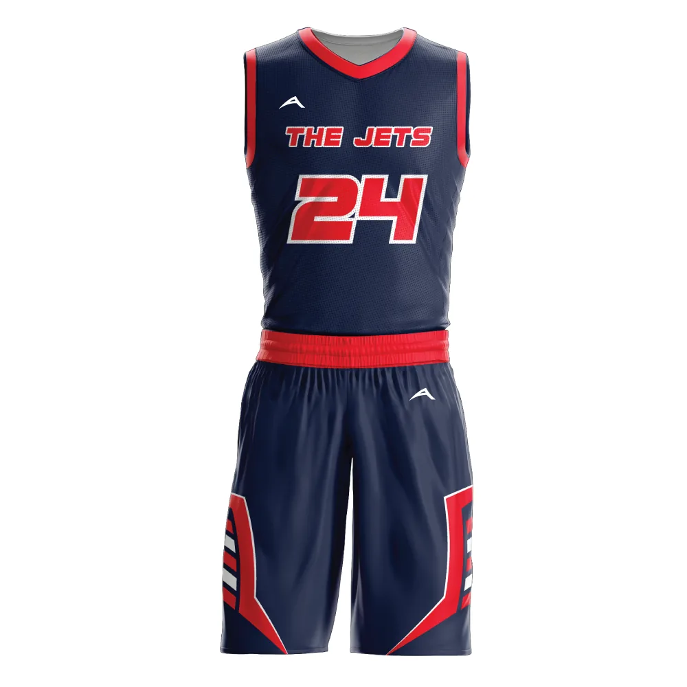 Jets Basketball Uniform — Allen Sportswear