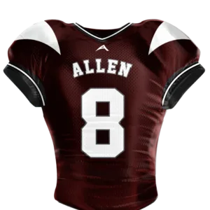 Maroon Blitz Football Jersey — Allen Sportswear