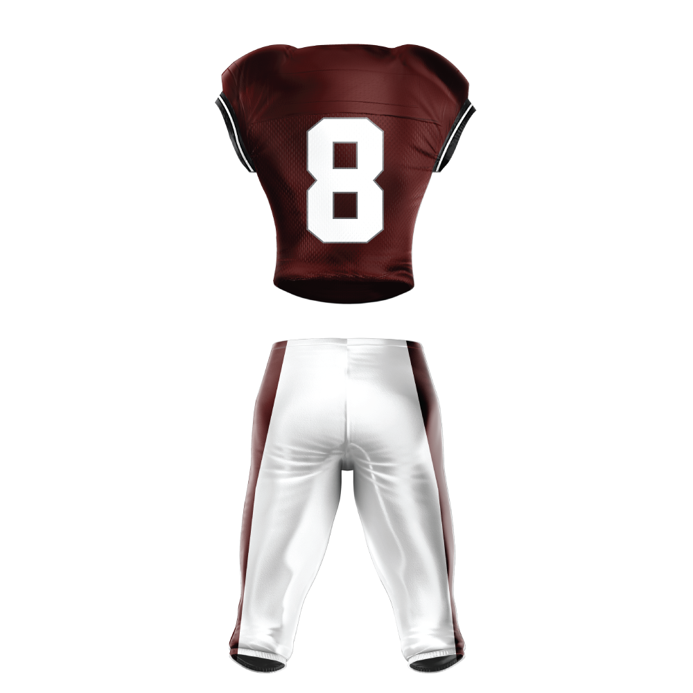 Maroon Blitz Football Uniform - additional view