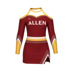 Maroon Majesty Dance Cheerleading Uniform — Allen Sportswear