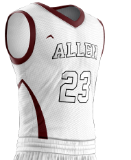 Maroon Mist Basketball Jersey - additional view