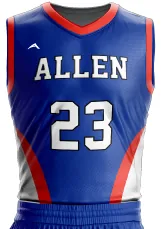 Midnight Blaze Basketball Jersey — Allen Sportswear