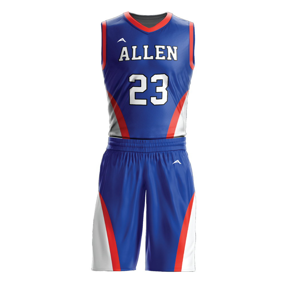 Midnight Blaze Basketball Uniform — Allen Sportswear