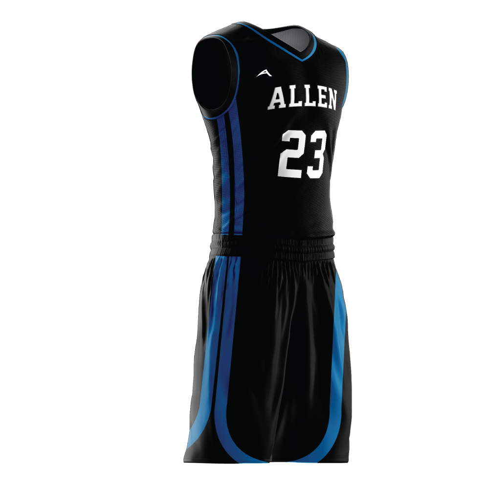 Midnight Bolt Basketball Uniform - additional view