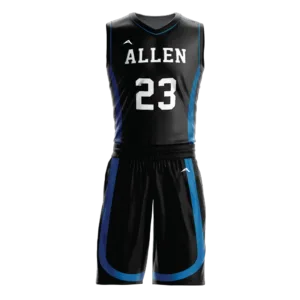 Midnight Bolt Basketball Uniform — Allen Sportswear