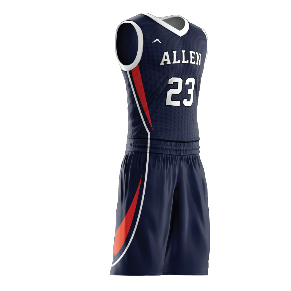 Navy Ember Basketball Uniform - additional view