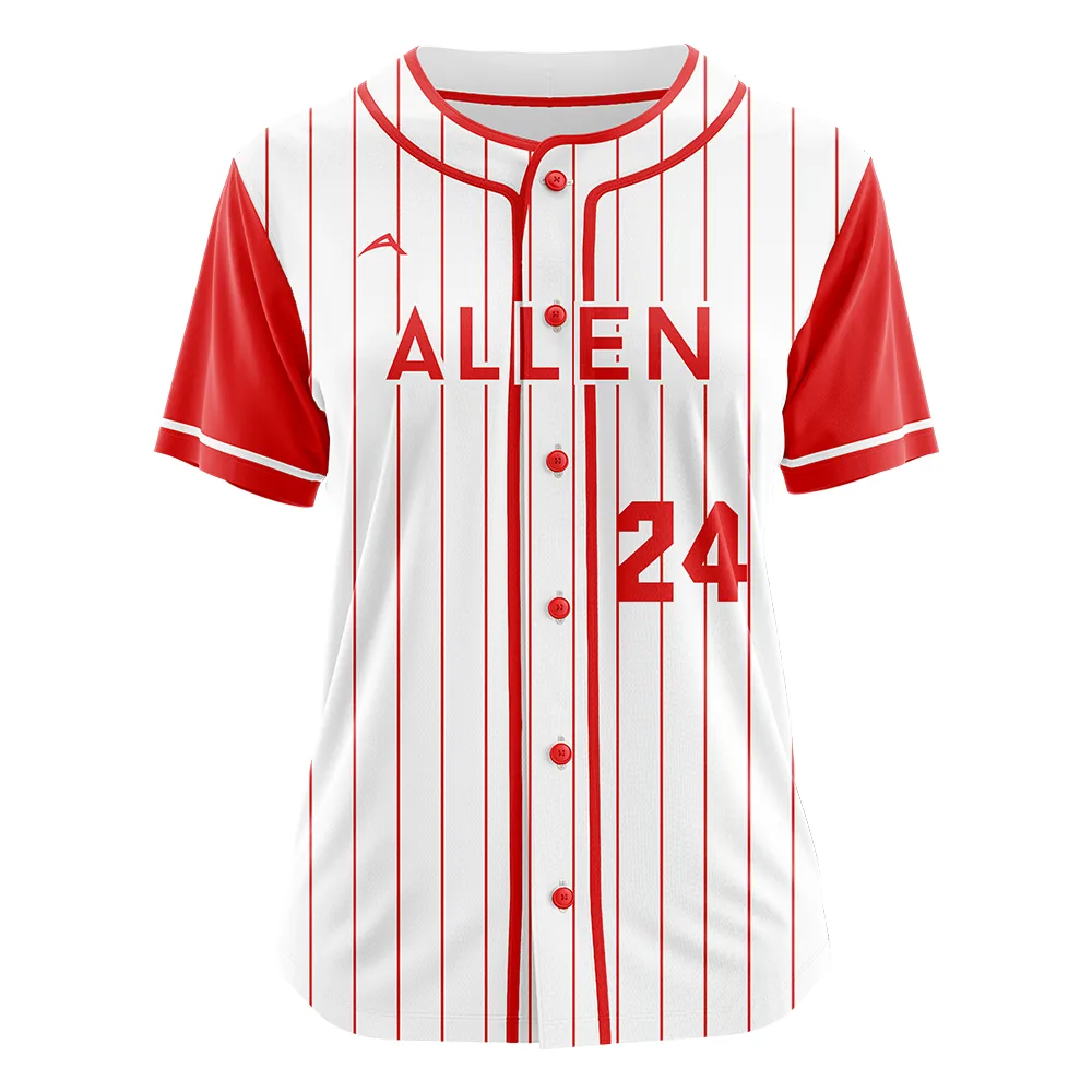 Pinstripe Legacy Softball Jersey — Allen Sportswear