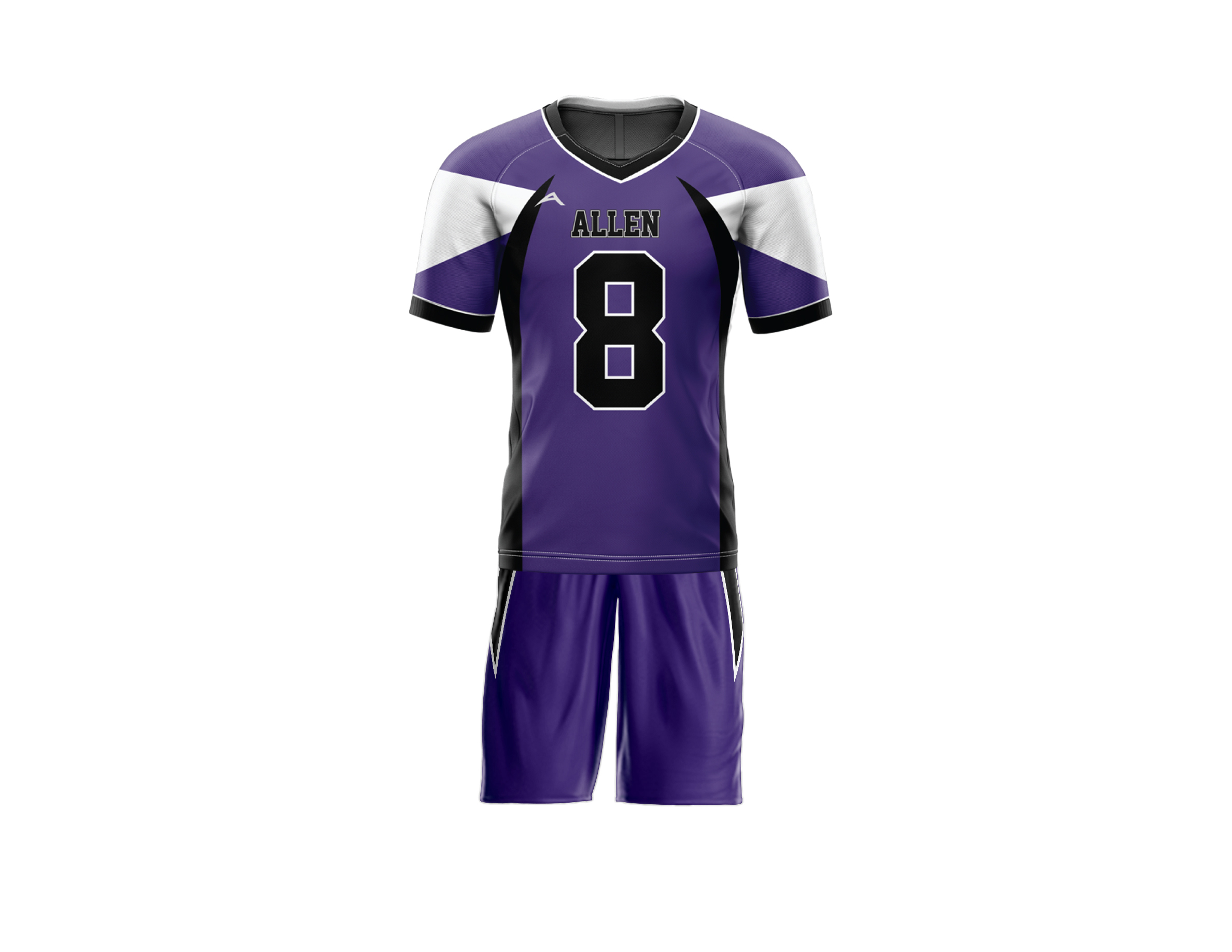 Purple Strike Flag Football Uniform — Allen Sportswear