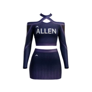 Purple Vibe Dance Cheerleading Uniform — Allen Sportswear